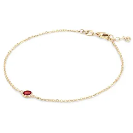 14k birthstone dainty bracelets