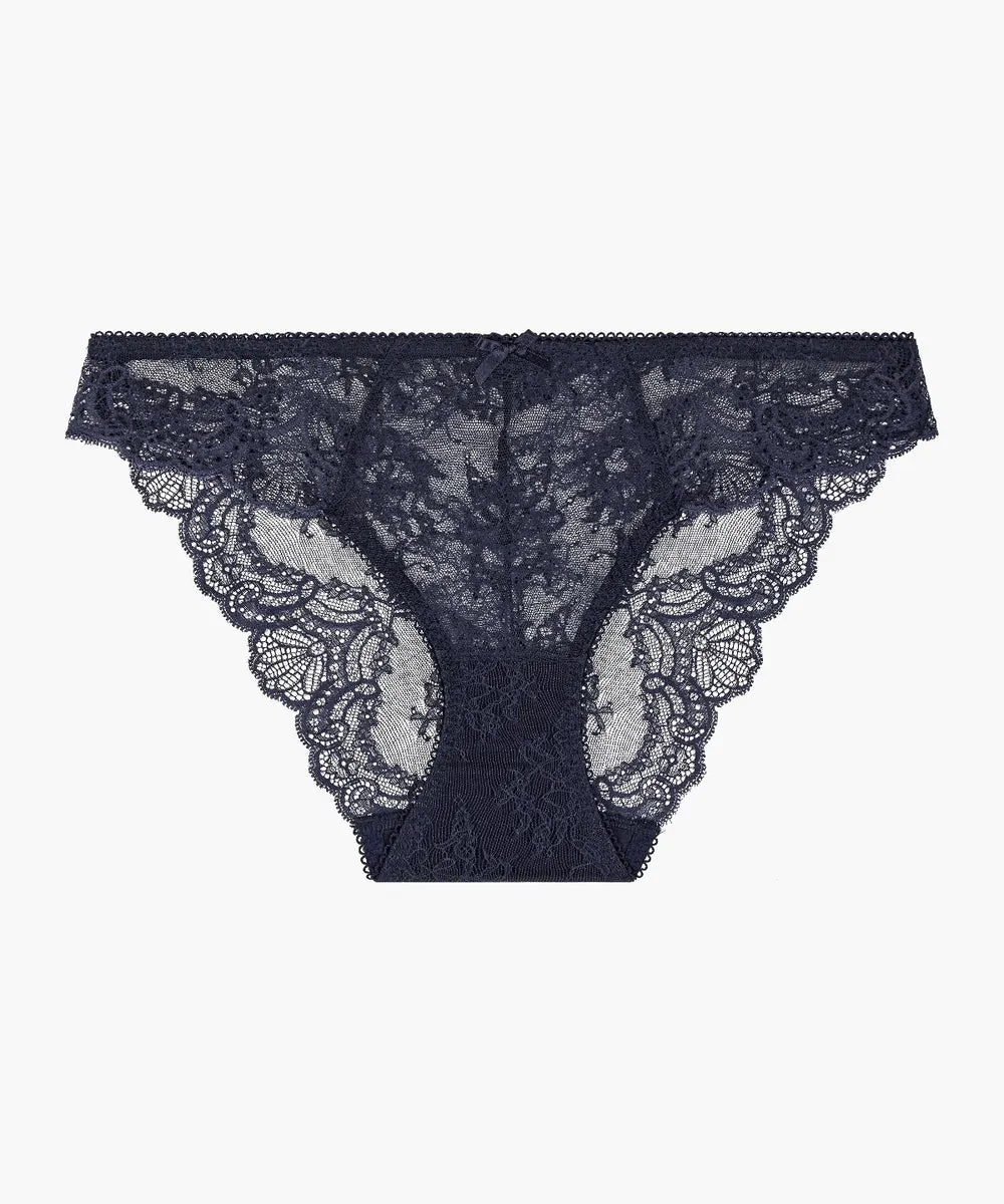 Aubade Dance of the Senses Italian Brief in Evening Blue