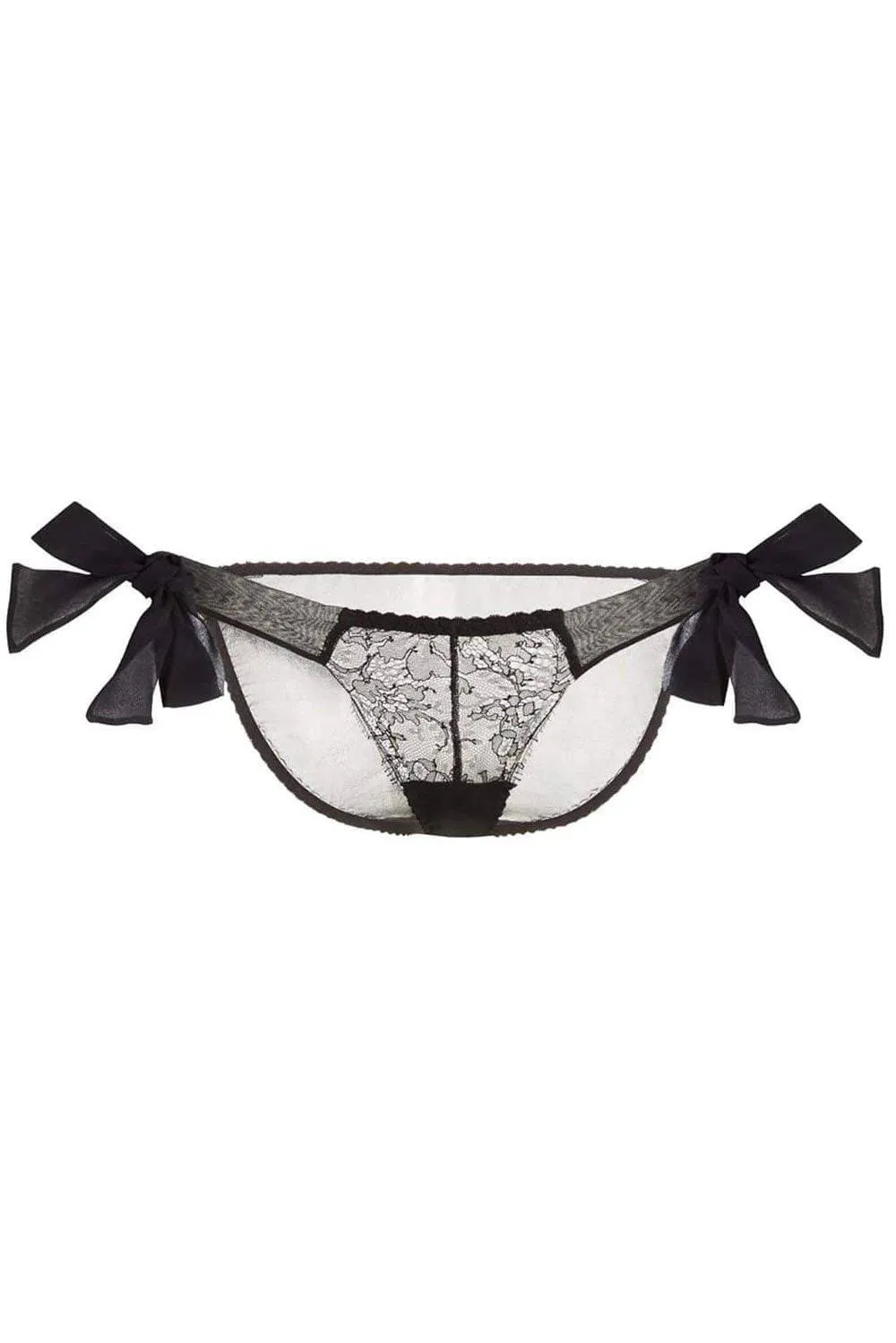 Ava Tie Side Brief in Black