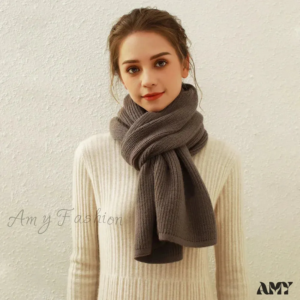 Cashmere Scarf for Women - Thick and Warm Winter Scarf