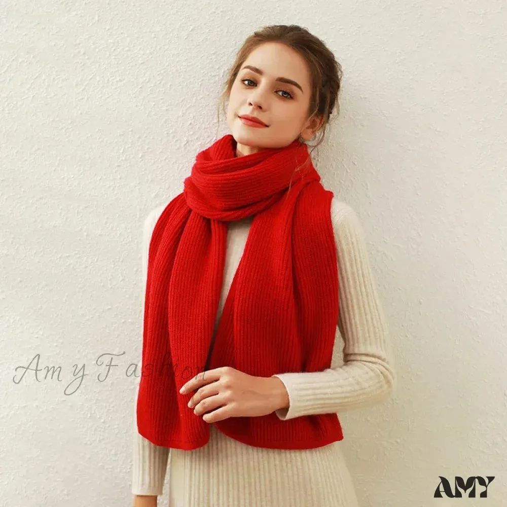 Cashmere Scarf for Women - Thick and Warm Winter Scarf