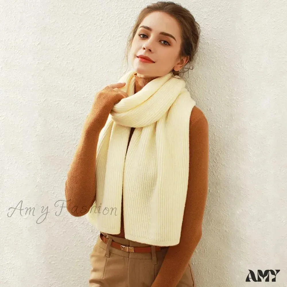 Cashmere Scarf for Women - Thick and Warm Winter Scarf