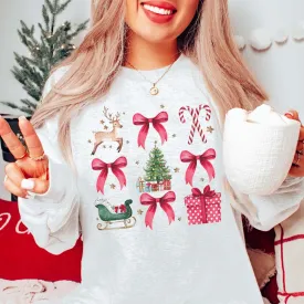 Christmas Collage Wholesale Graphic Sweatshirt - Fast Shipping