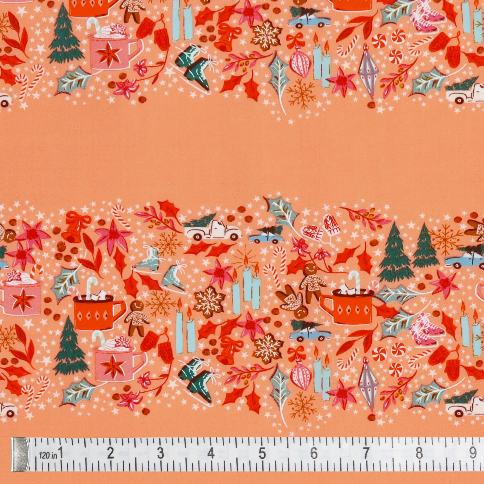 Christmas in the Cabin Fabric Collection