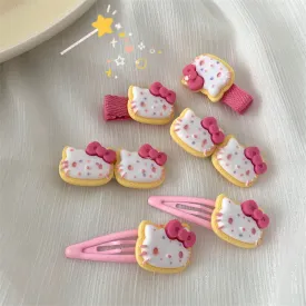 Cookie Kitty Hair Clips