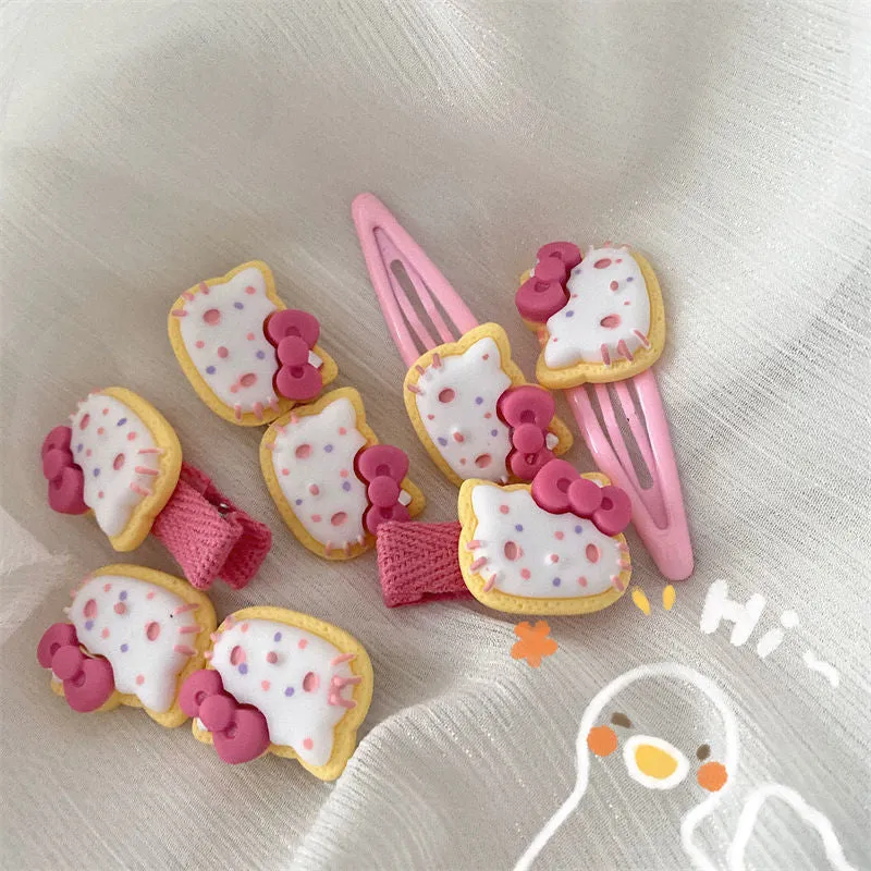 Cookie Kitty Hair Clips