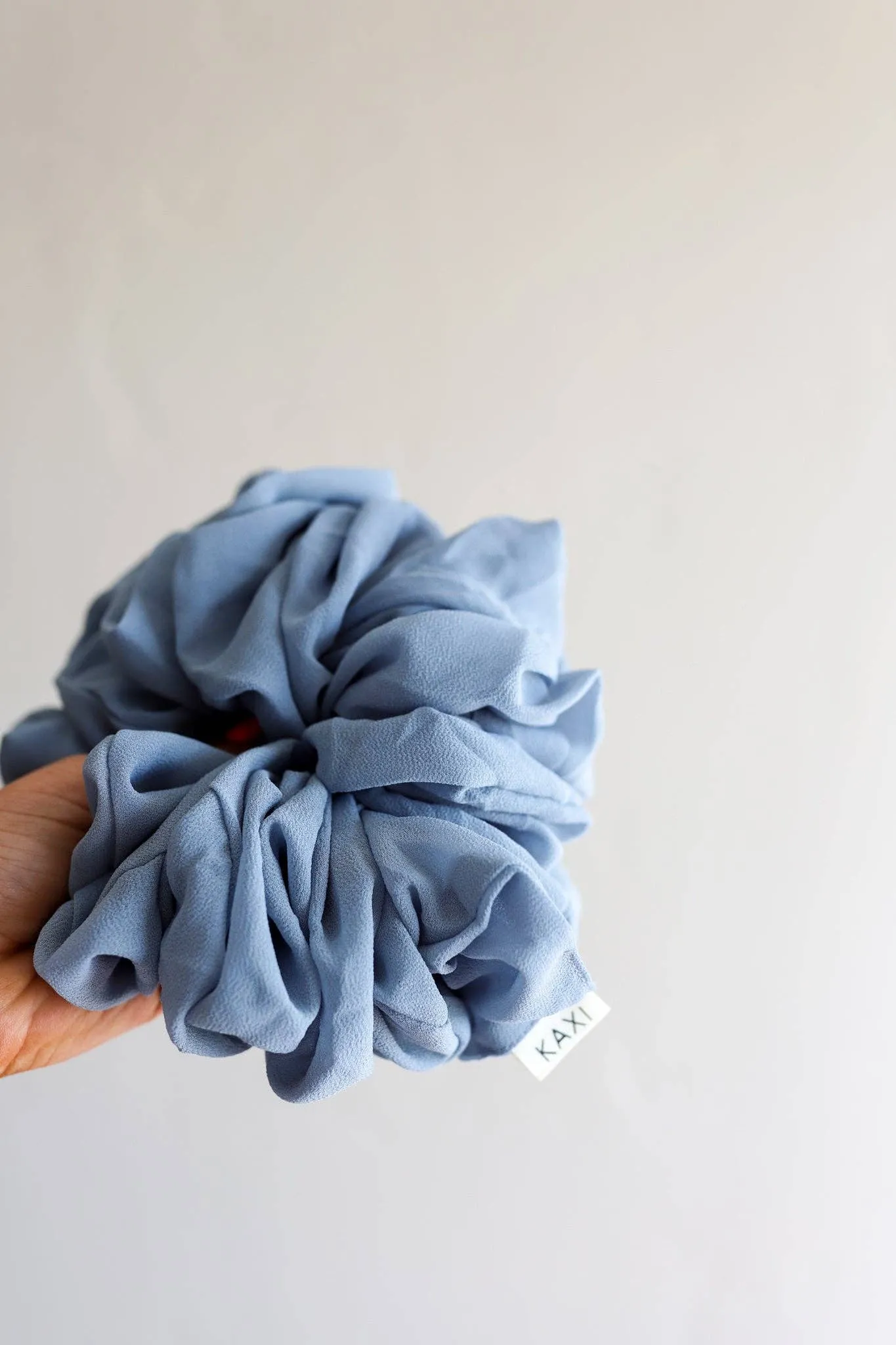 DUSTY BLUE JUMBO SCRUNCHIE