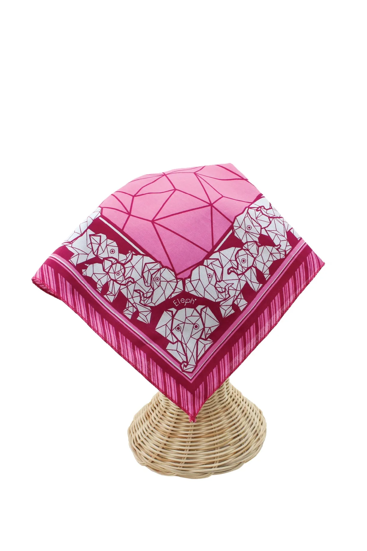 ELEPH WRAPCLOTH - Origami 50x50cm. : Pink