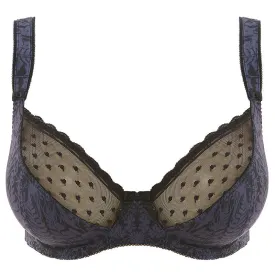 Fearne Black Plunge Balcony Bra - Freya