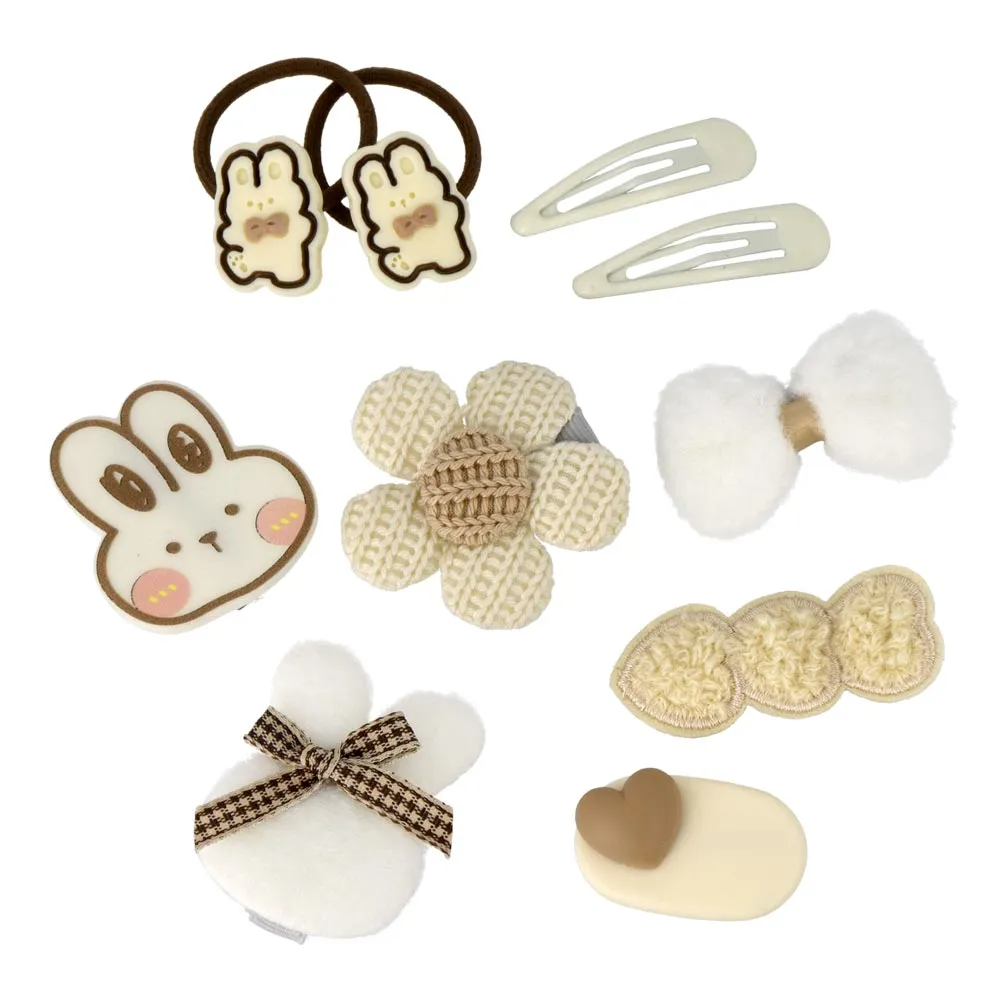 Furry Rabbit Hair Accessory Pack