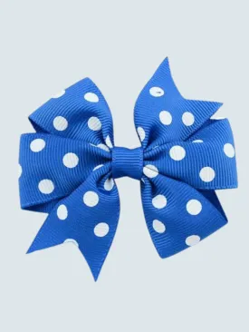 Gils Polka Dot Hair Bow Clip