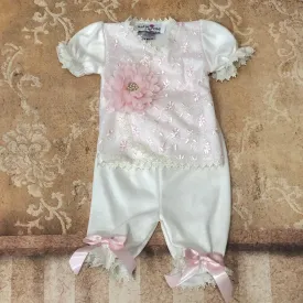 Katie Rose Pink Layette Set