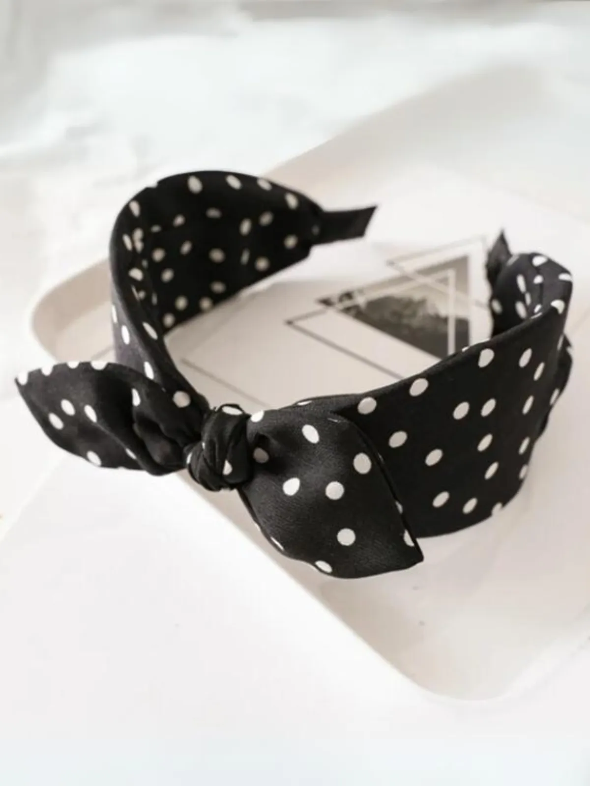 Little Miss Sass Red Polka Dot Headband