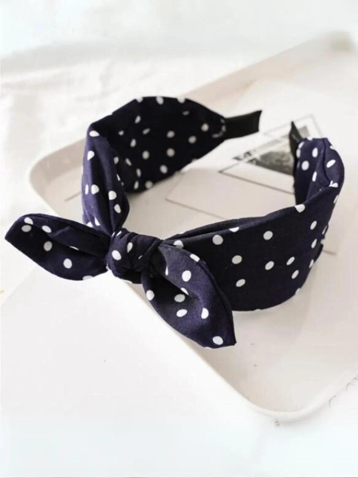 Little Miss Sass Red Polka Dot Headband