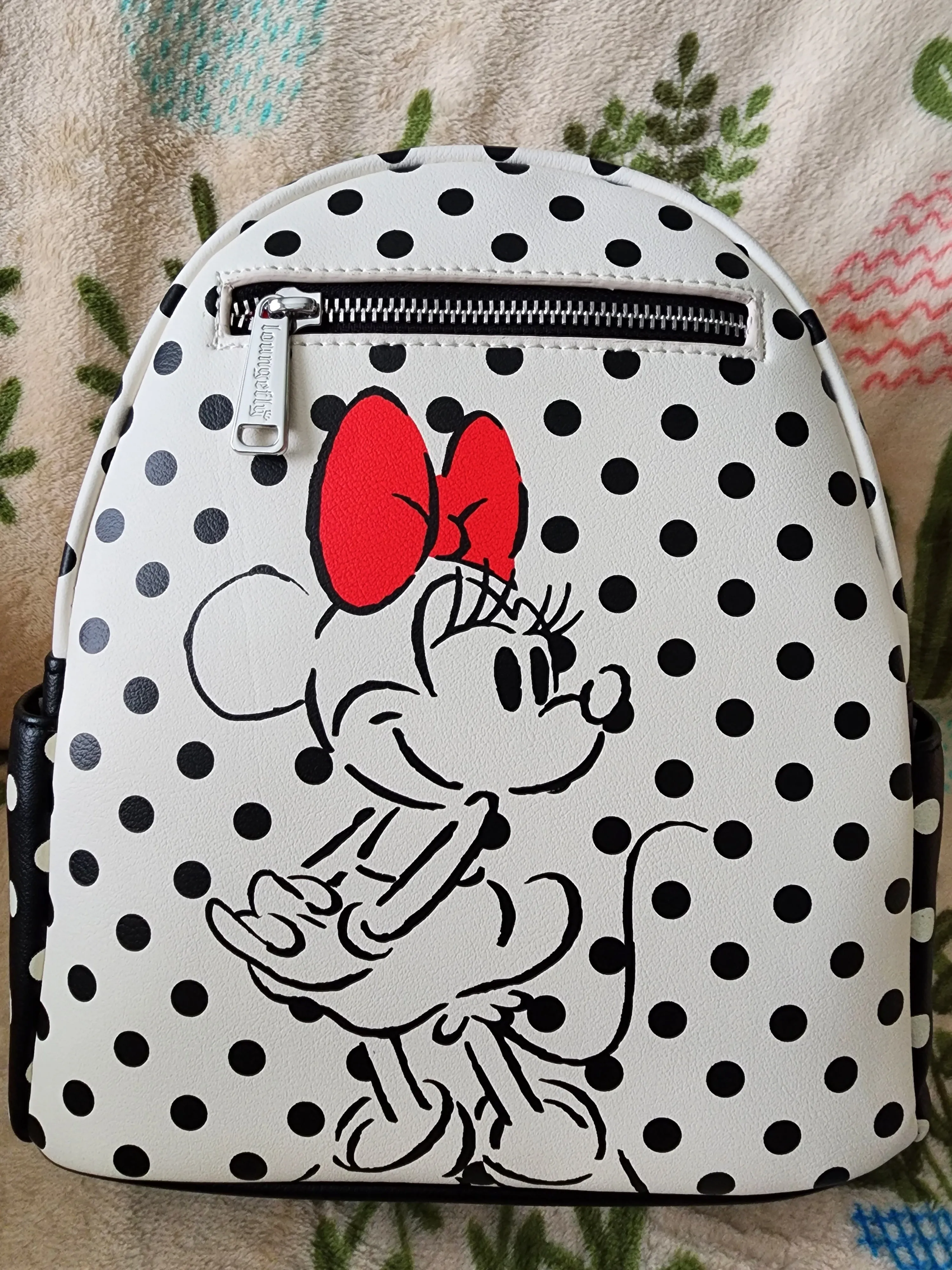 Loungefly Disney Minnie Mouse Polka Dot and Bows Backpack