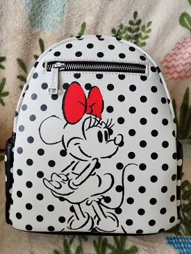 Loungefly Disney Minnie Mouse Polka Dot and Bows Backpack