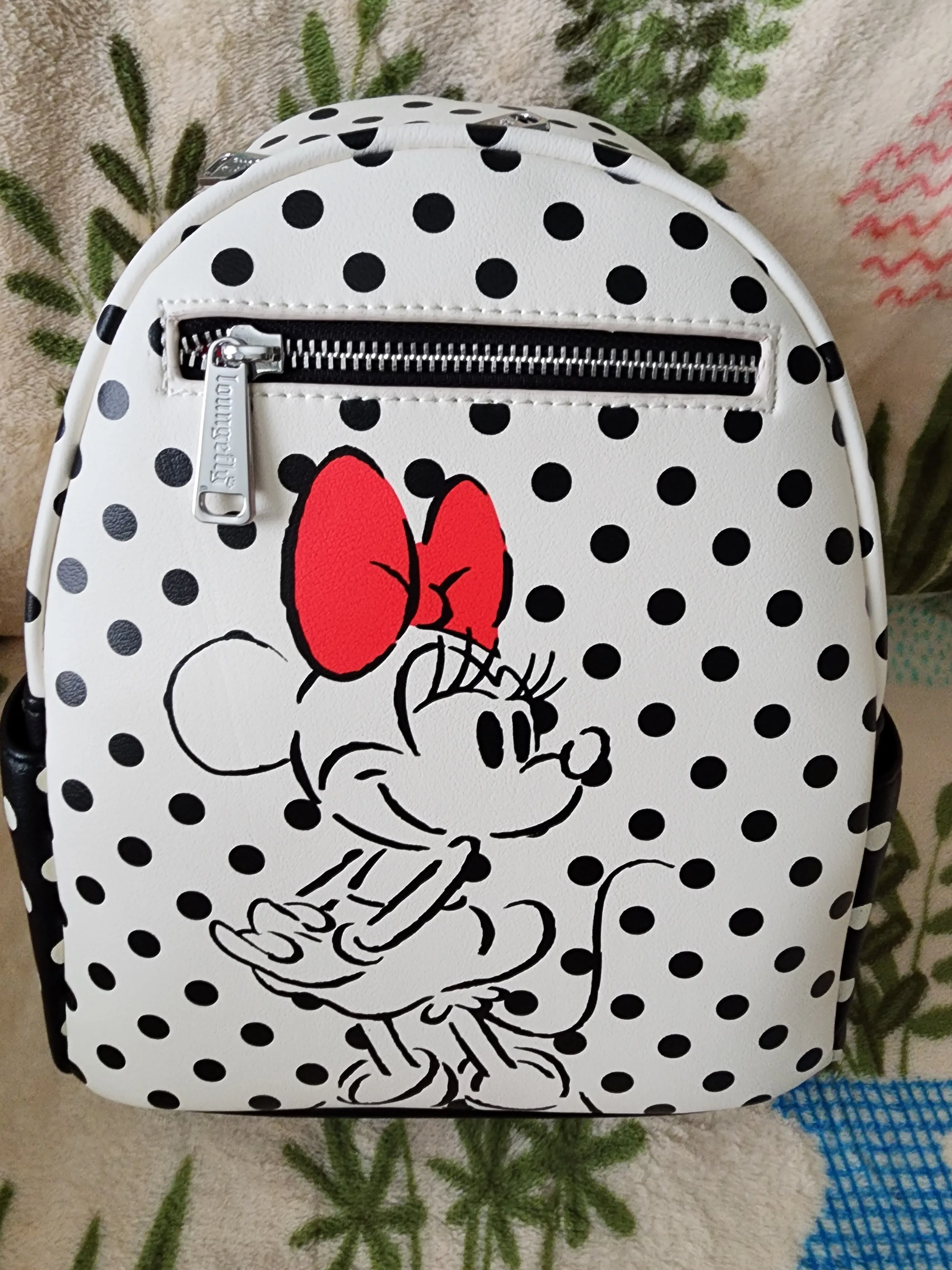 Loungefly Disney Minnie Mouse Polka Dot and Bows Backpack