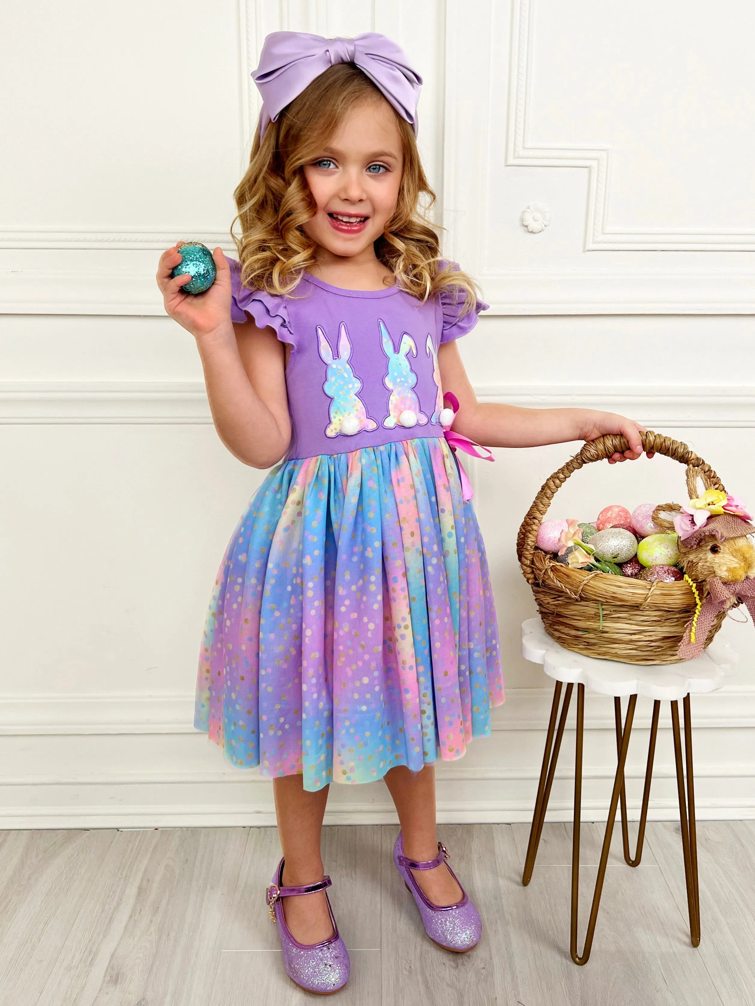 Make It Rain-bows Multicolor Tutu Dress