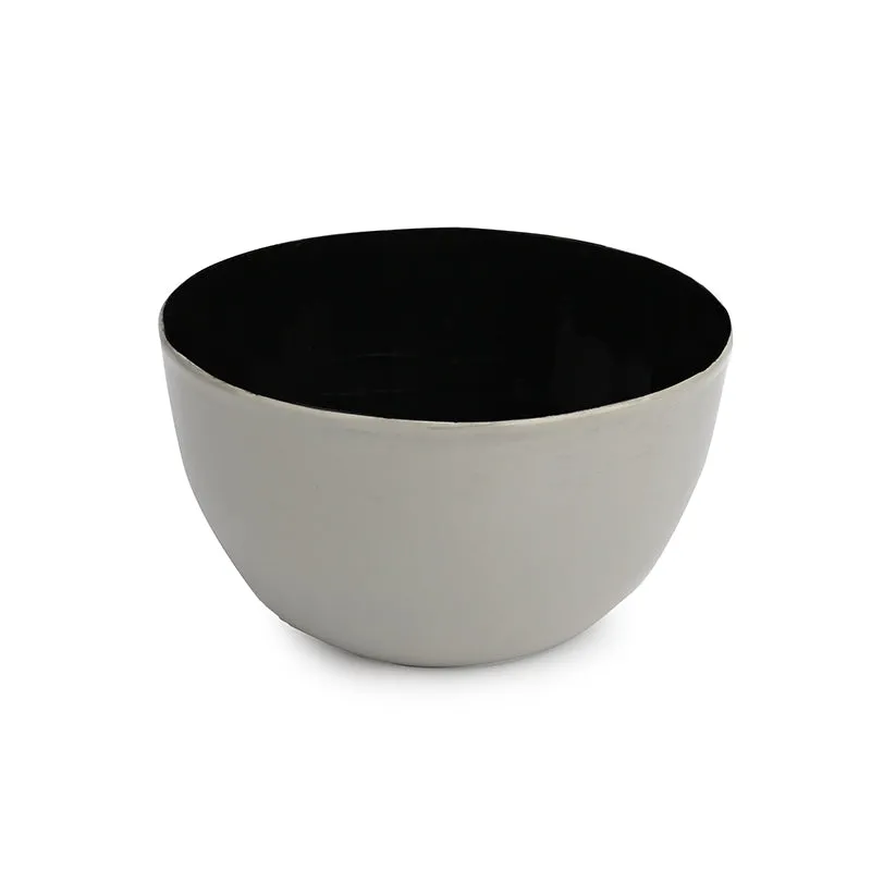 Metalic Slate Gem Accent Bowls | Set of 2