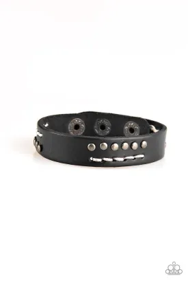 Paparazzi Bracelet ~ Always An Adventure - Black