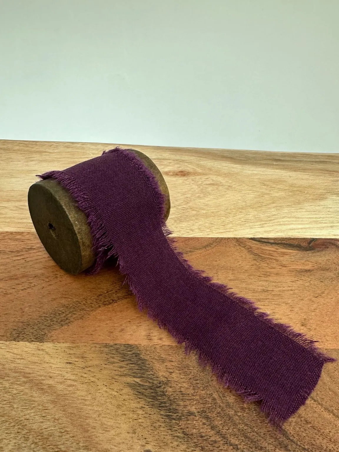 Purple Cotton Ribbon for Crafts - 1 1/2" x 5 Yards, 2 Rolls