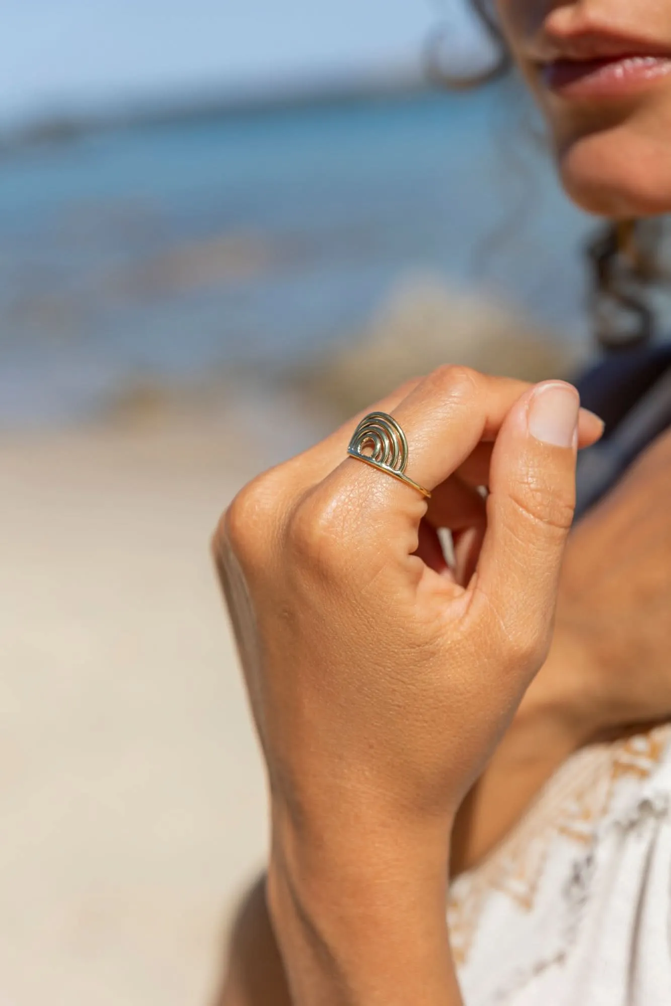 Rainbow Ring - Brass