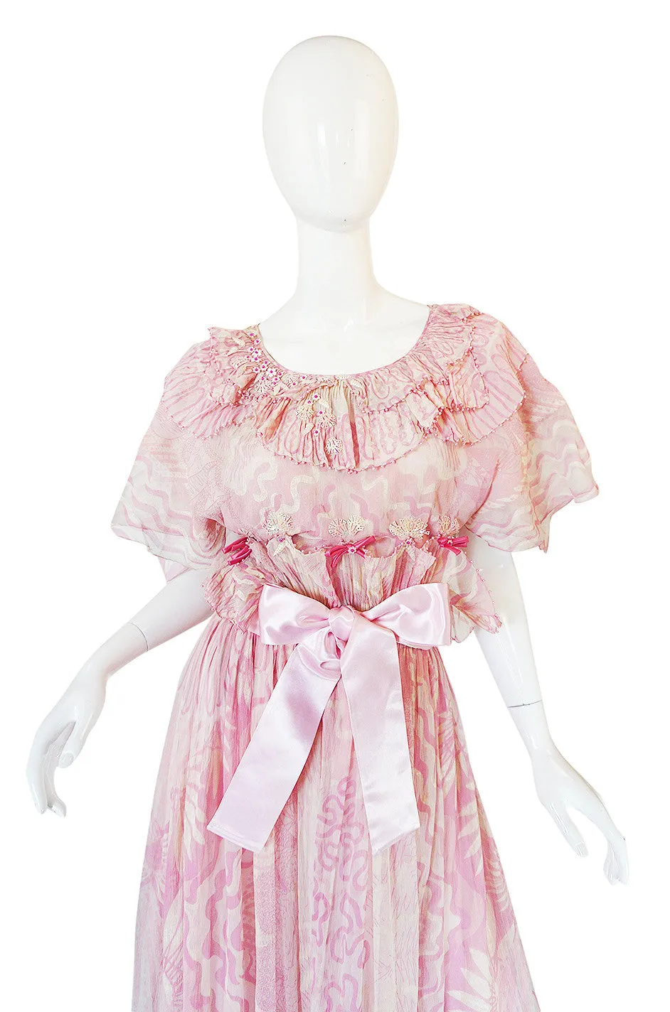 Rare 1974 "The Lily" Collection Zandra Rhodes Dress Set