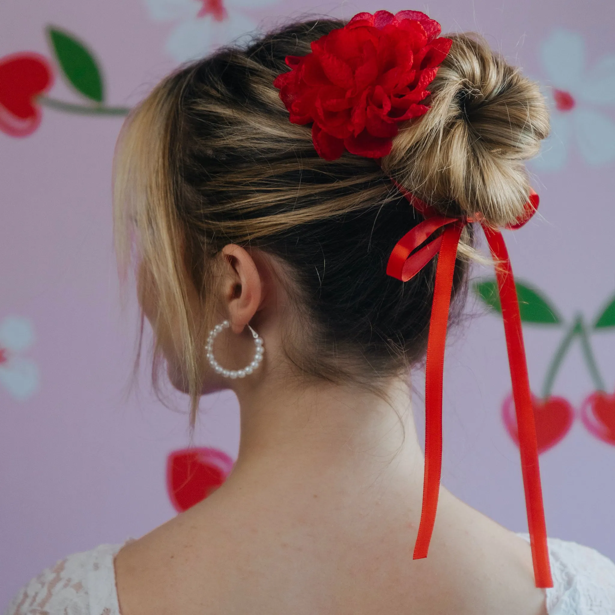 Rosette Ribbon Tie