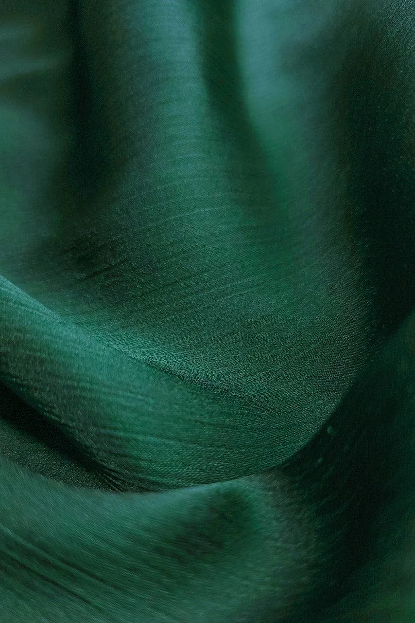 Satin Crinkle Hijab - Jade