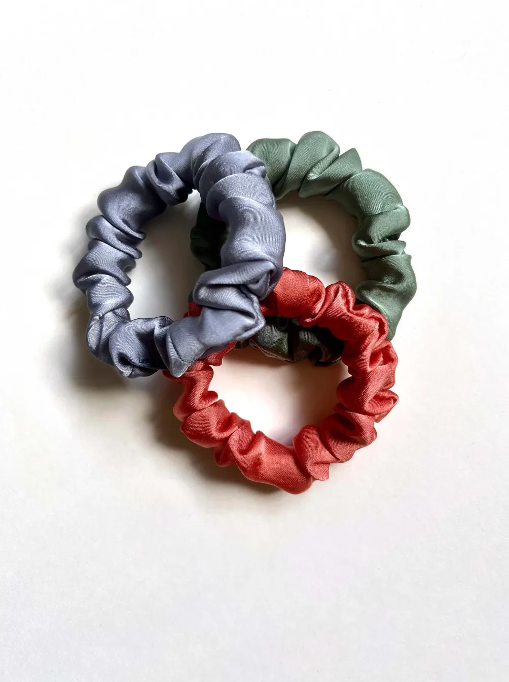 Silk Series Knot Scrunchie | Silky Chiffon | Sleeping Silk Scrunchie | Luxury Designer Hair Accessories | Hand Tied