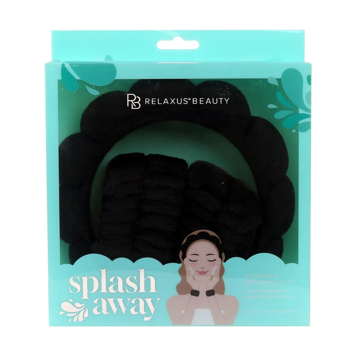 Spa Headband and Wristband Set for Women