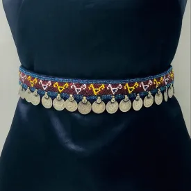 Tribal Belly Dance Belt With Dangling Coins