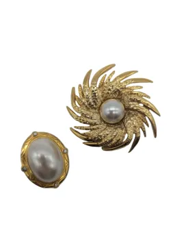 Veronese Duo Brooch Set