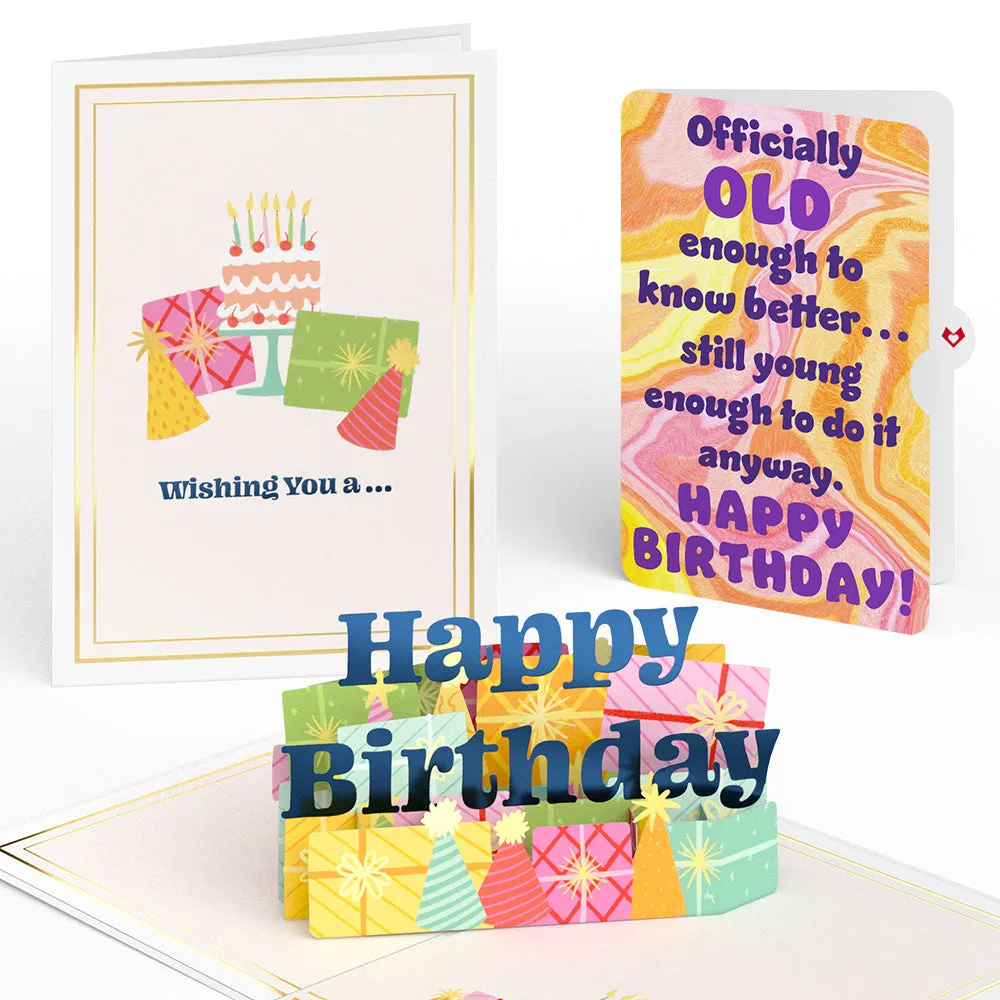 Wishing You a Happy Birthday Pop-Up Card and Sentiment Set